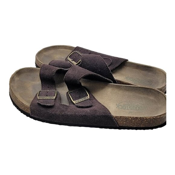 Woodstock Vintage Brand Mens Bert Suede Outdoor Sandal Sz 8 M Brown Straps Cork main image 11